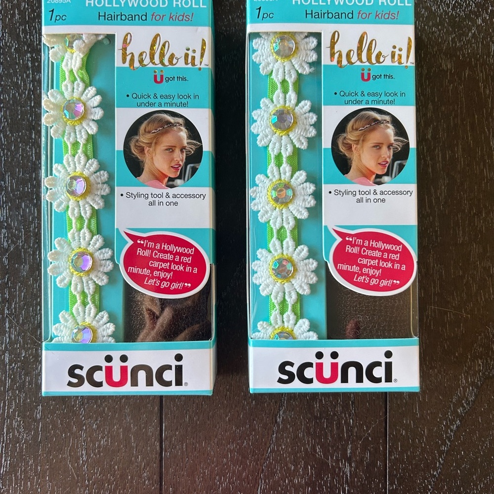 Scunci Daisy Hollywood Flip Hair Accessories - 2 boxes!